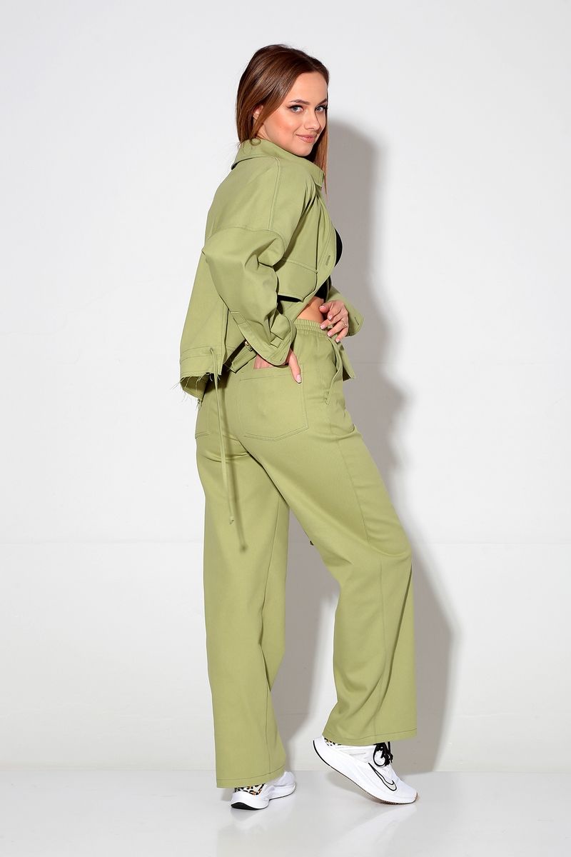 Брючный комплект Liona Style 865 фисташка