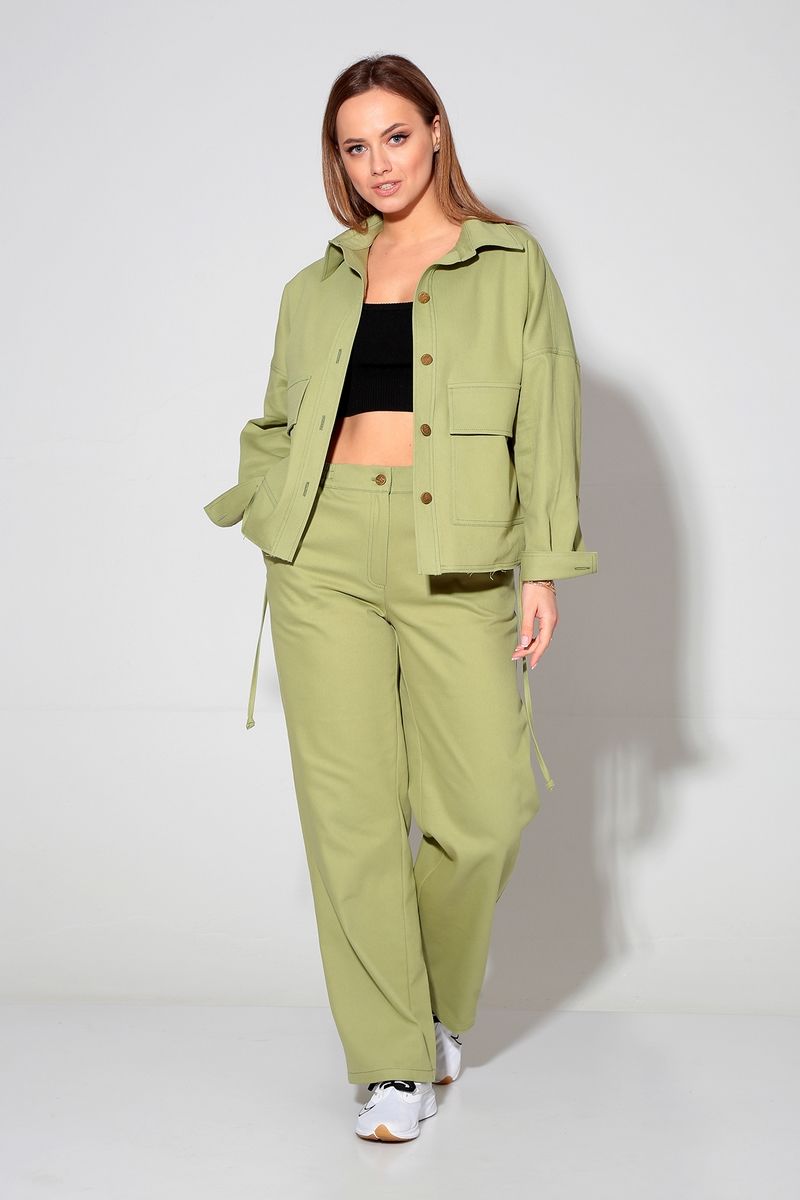 Брючный комплект Liona Style 865 фисташка