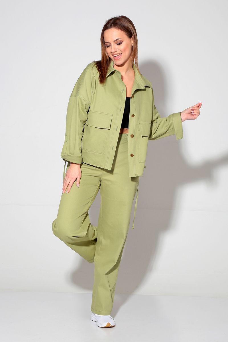 Брючный комплект Liona Style 865 фисташка