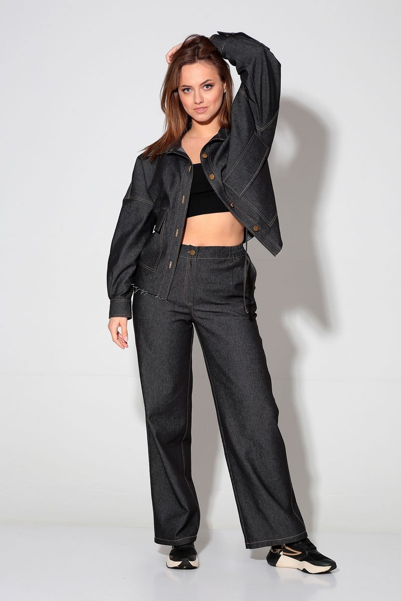 Брючный комплект Liona Style 865 черный