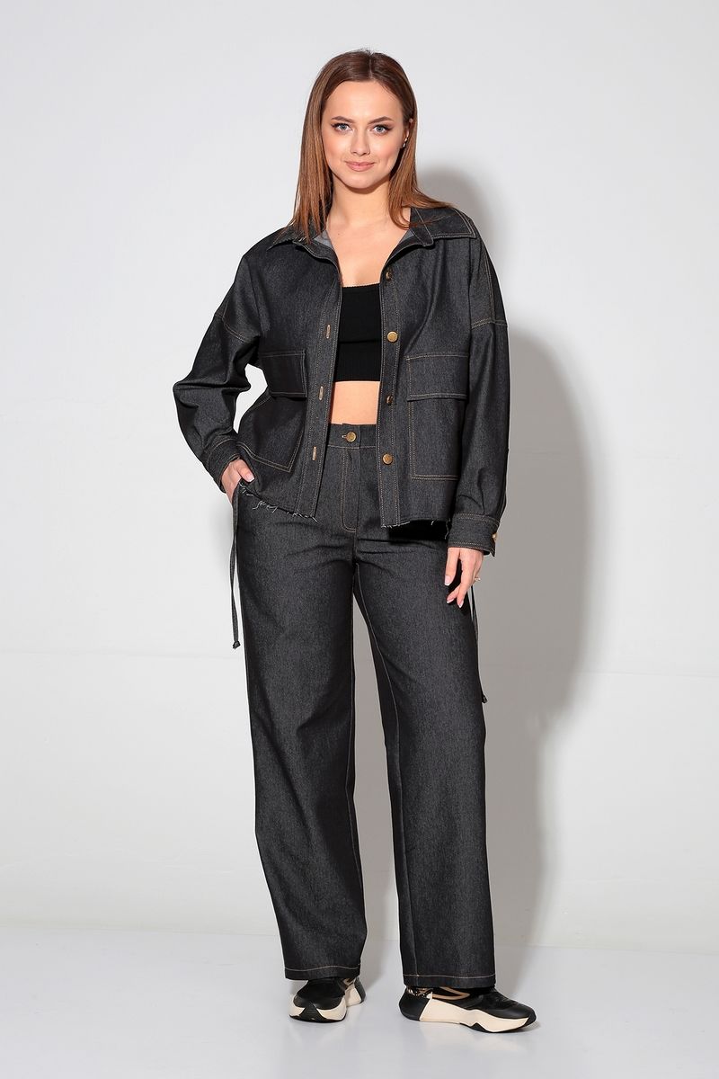 Брючный комплект Liona Style 865 черный