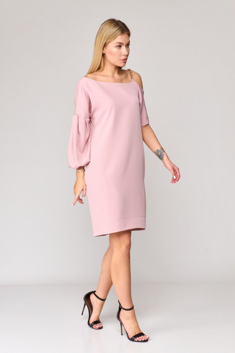 Платья Talia fashion 394 пудра