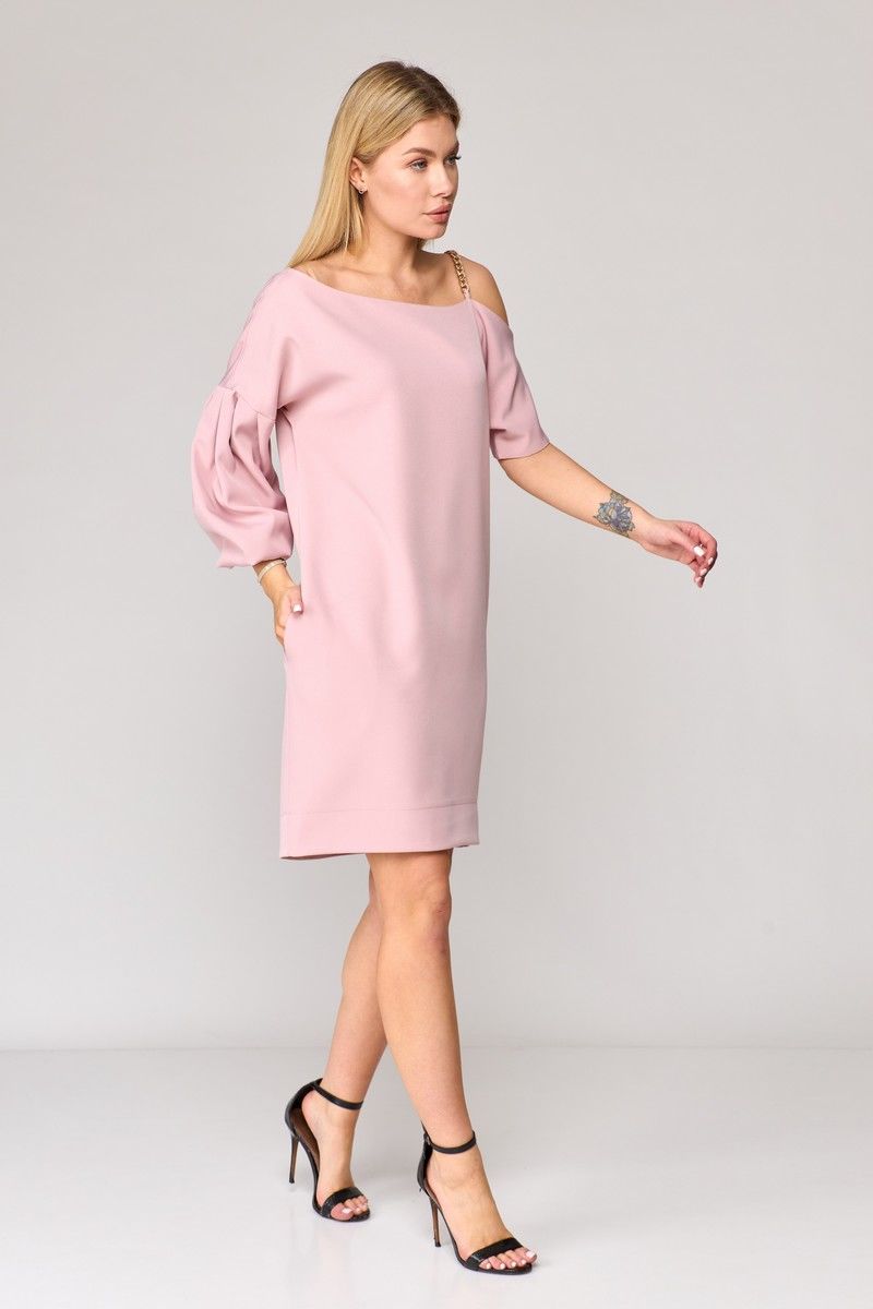 Платья Talia fashion 394 пудра