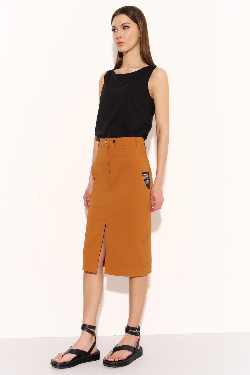 Юбки DiLiaFashion 0746 рыжий