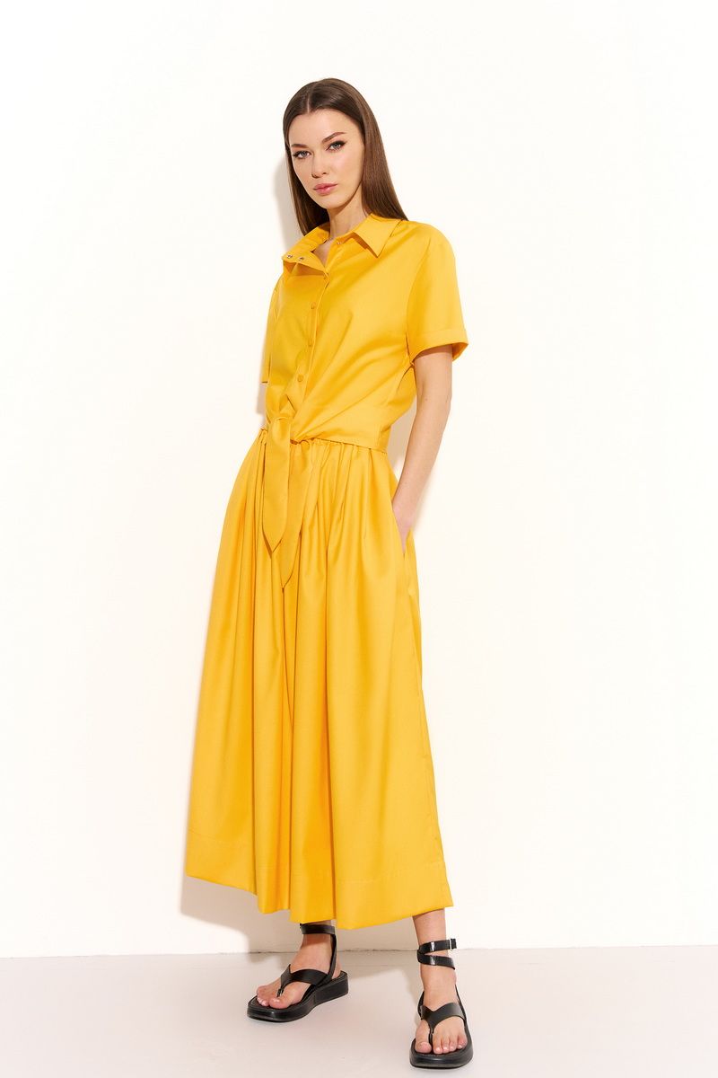 Юбочный комплект DiLiaFashion 0752 желтый