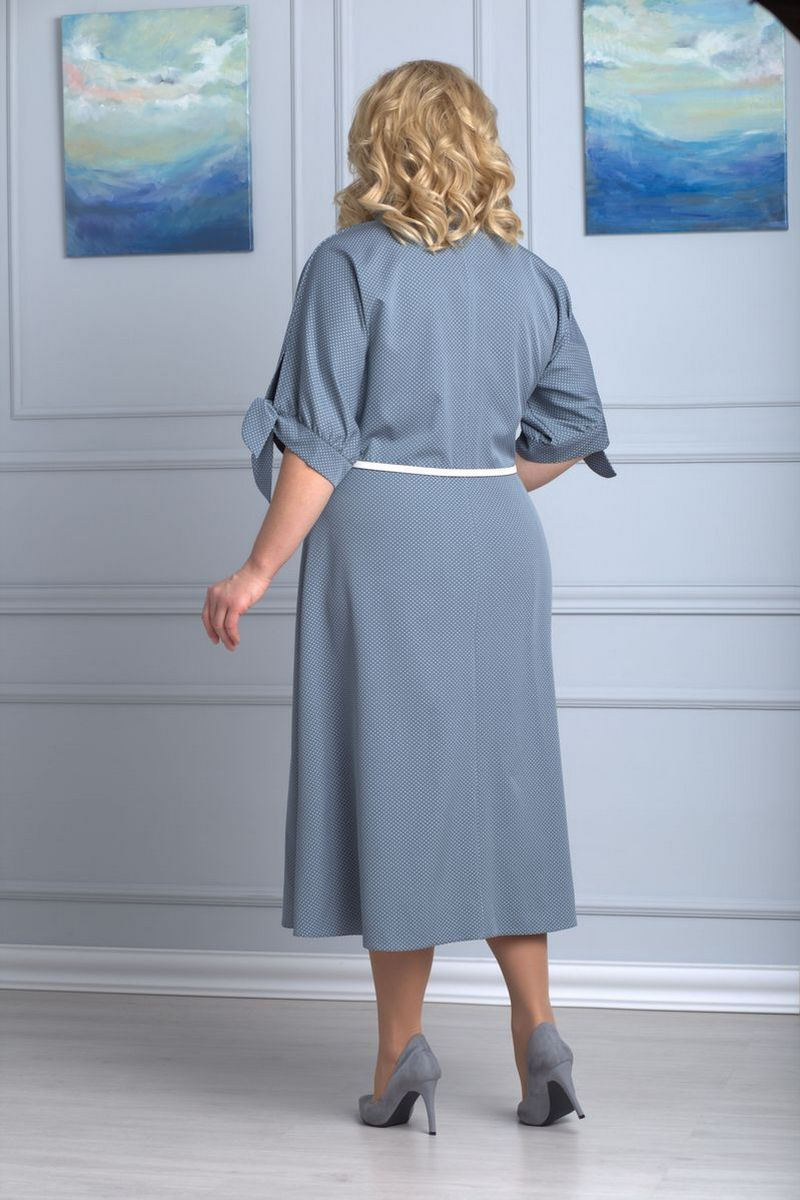 Платья Anelli 670 зеленый+горох