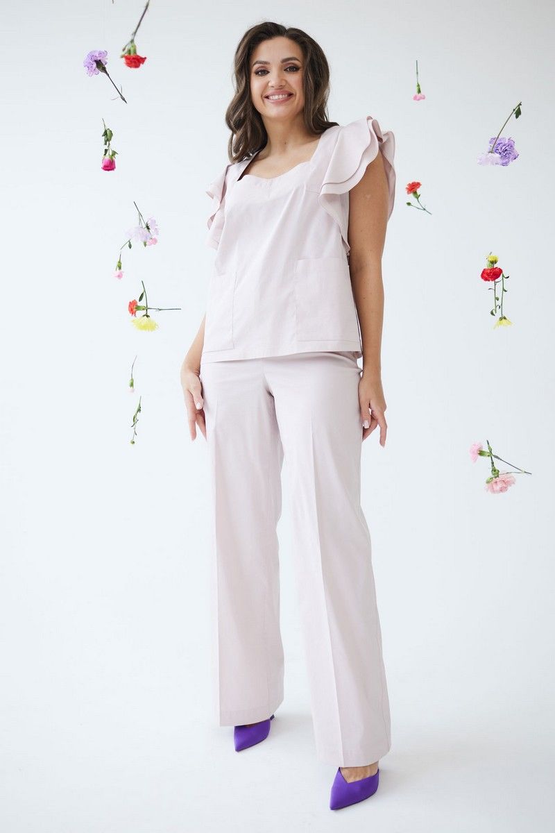 Брючный комплект Mislana С943 розовый