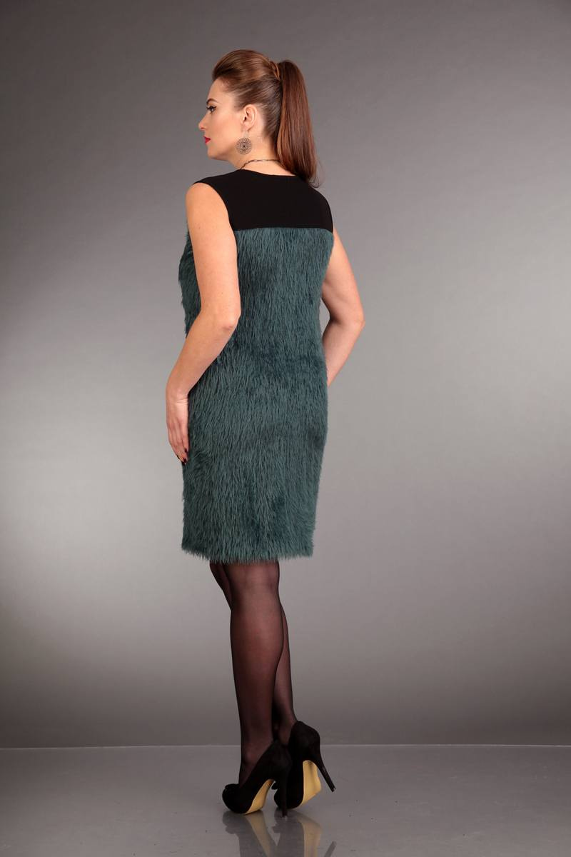Платья Liona Style 561 зеленый