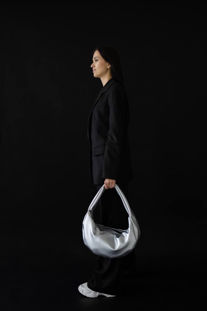 Женская сумка MT.Style HOBO silver2