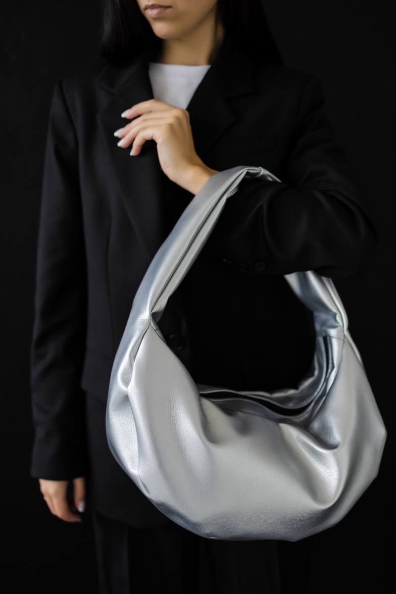 Женская сумка MT.Style HOBO silver2