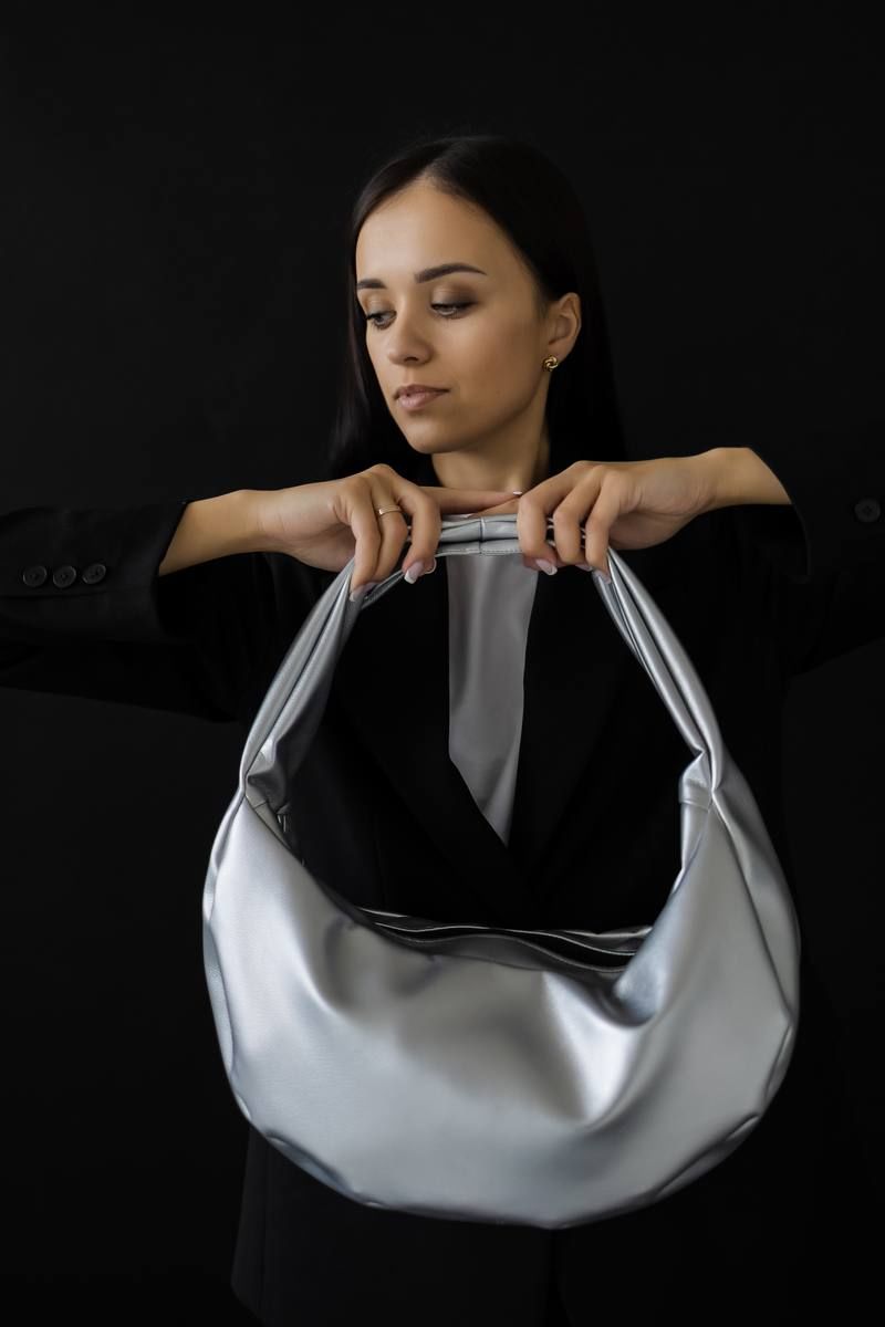 Женская сумка MT.Style HOBO silver2