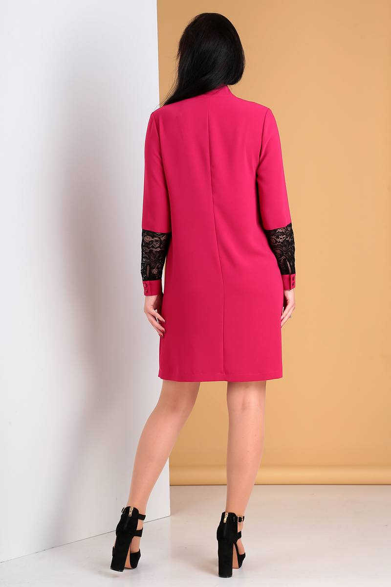 Платья Liona Style 708 фуксия