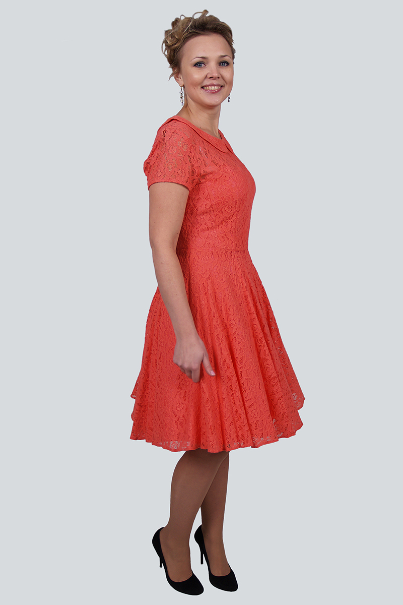 Платья Zlata 1638A коралл