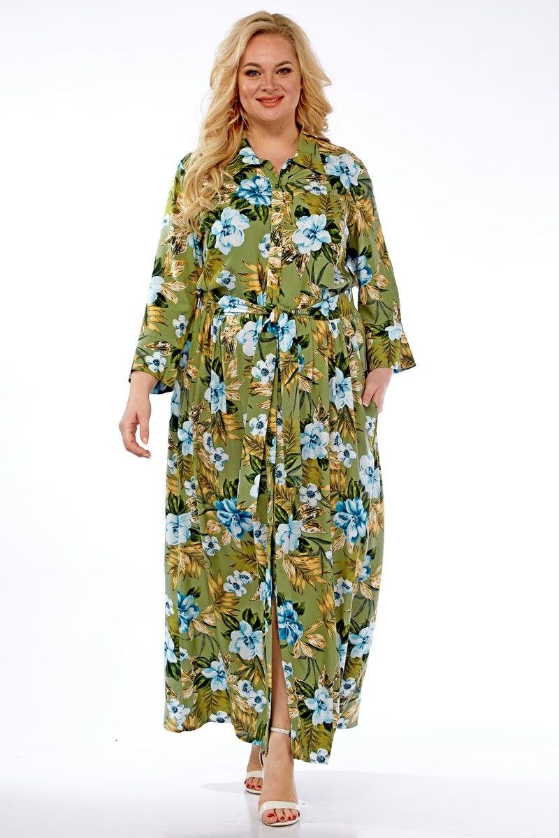 Платья Celentano lite 5004.1 оливковый