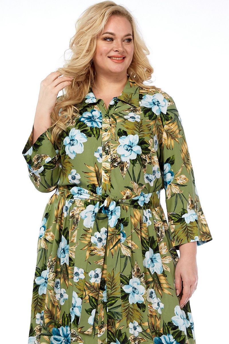 Платья Celentano lite 5004.1 оливковый