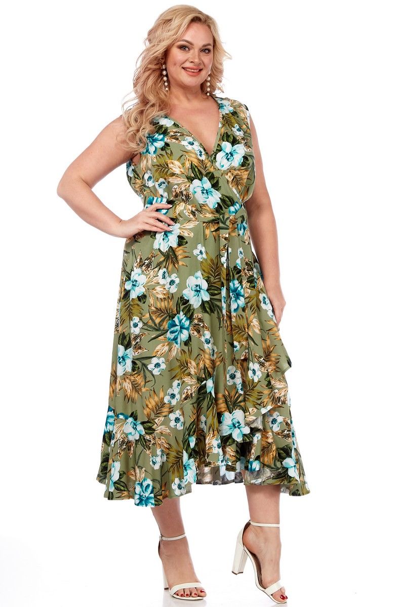 Платья Celentano lite 5007.1 оливковый