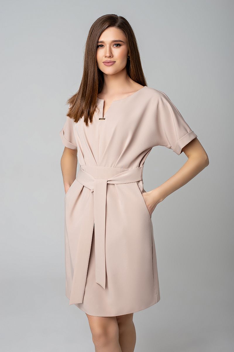 Платья MARIKA 480 бежевый