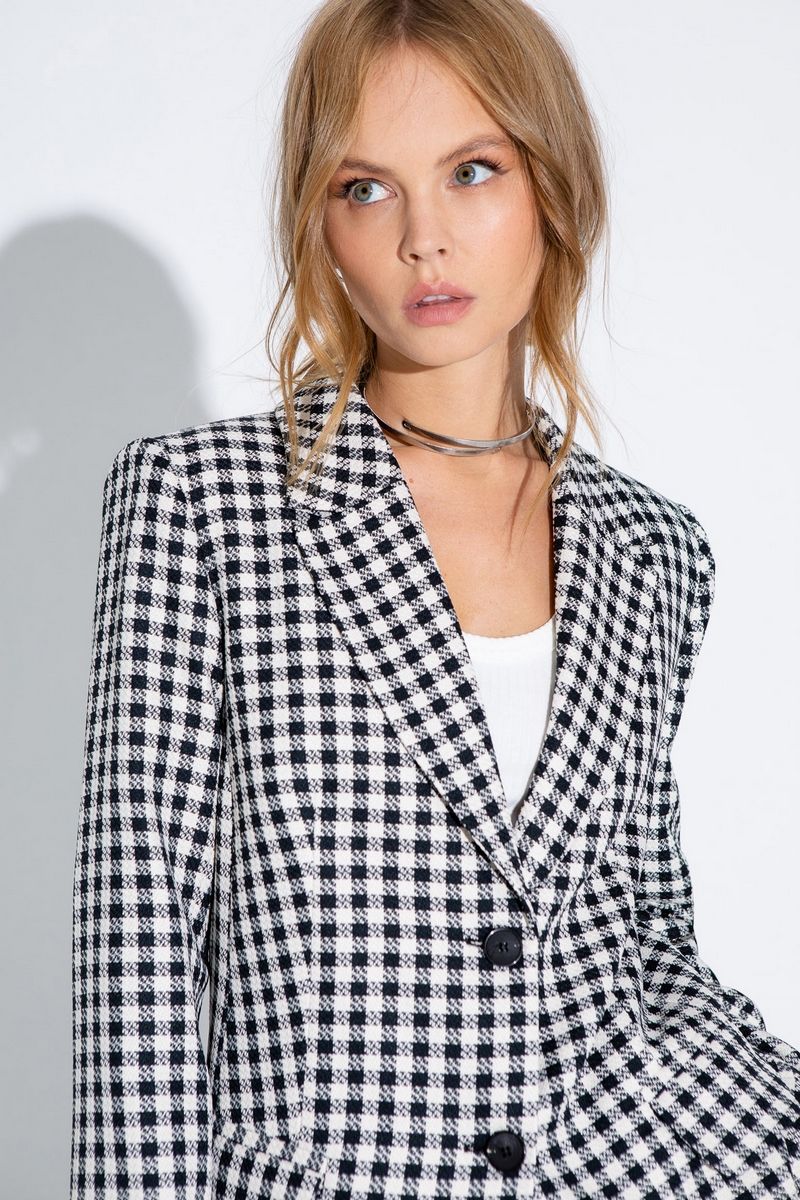 Жакеты PiRS 4585 черно-белый