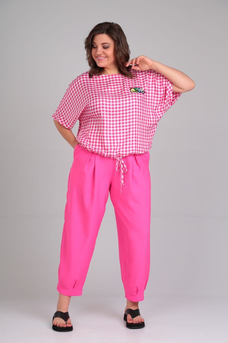 Брючный комплект Michel chic 1342 розовый