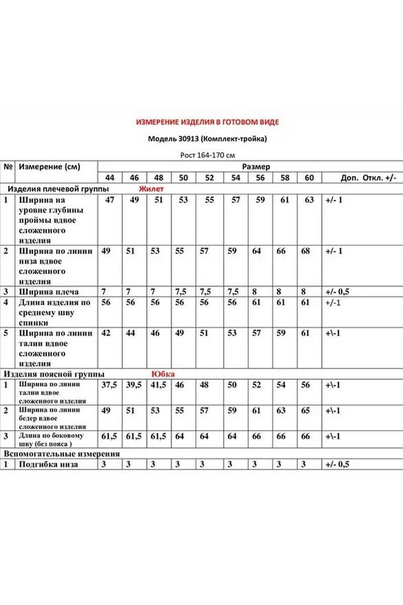 Юбочный комплект LeNata 30913 темно-синий