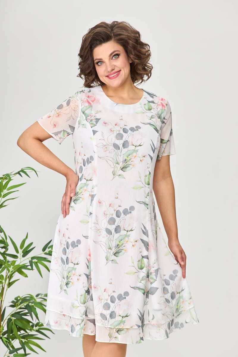 Платья Moda Versal П2383 молочный