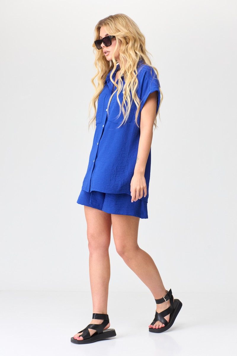 Женский комплект с шортами Talia fashion 400 василек