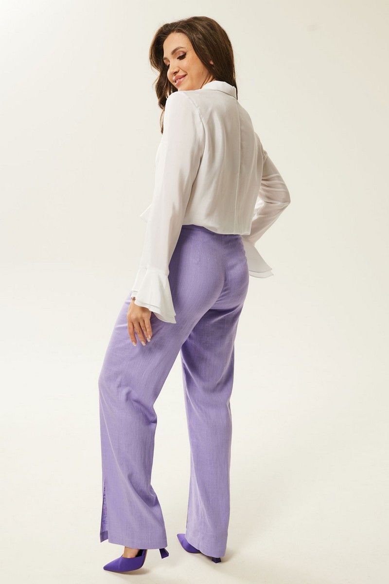 Брюки Mislana С966 сирень