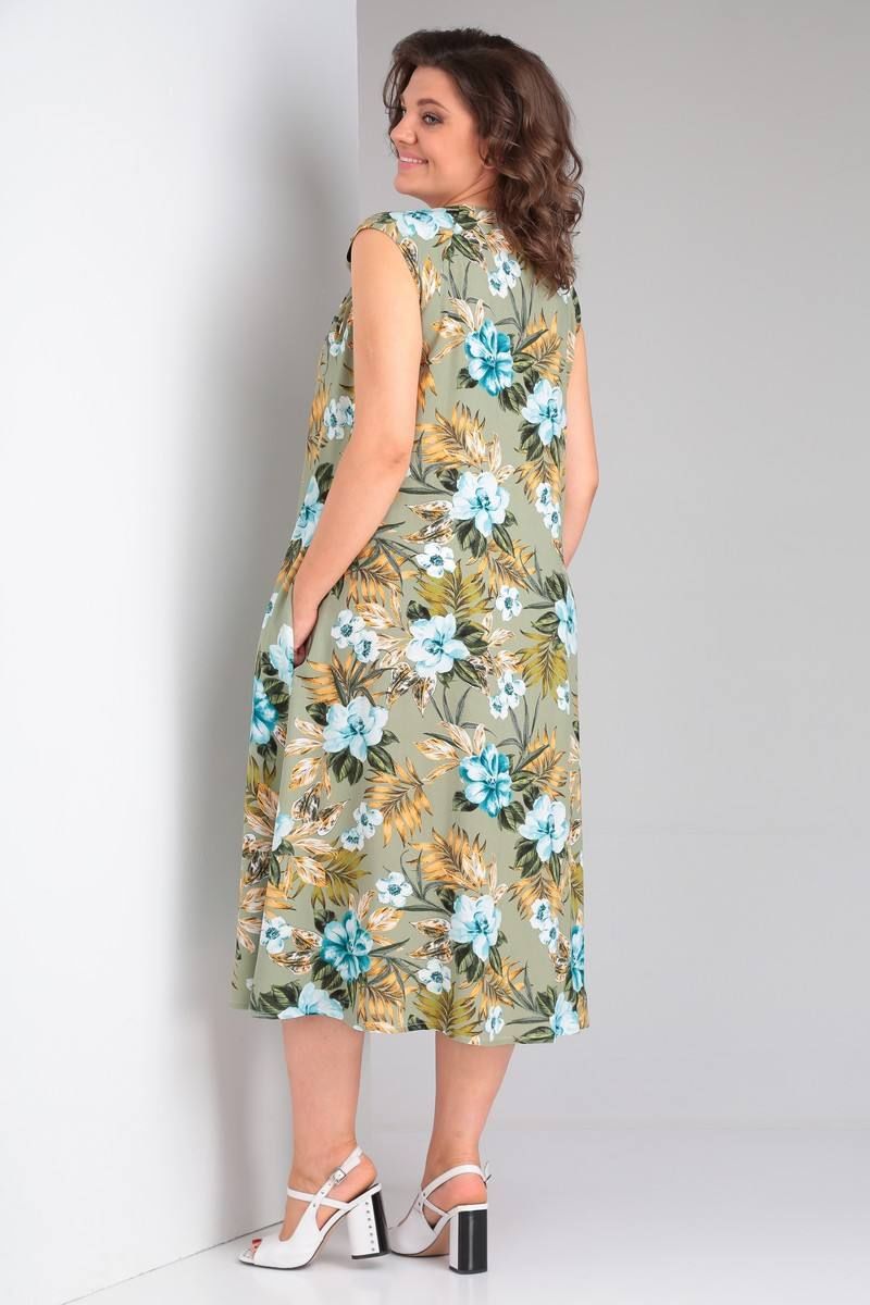 Платья Celentano lite 5013.1 оливковый