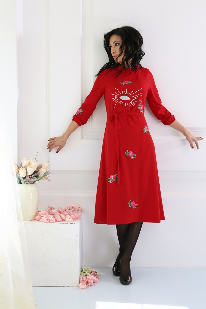 Платья AMORI 9214 красный