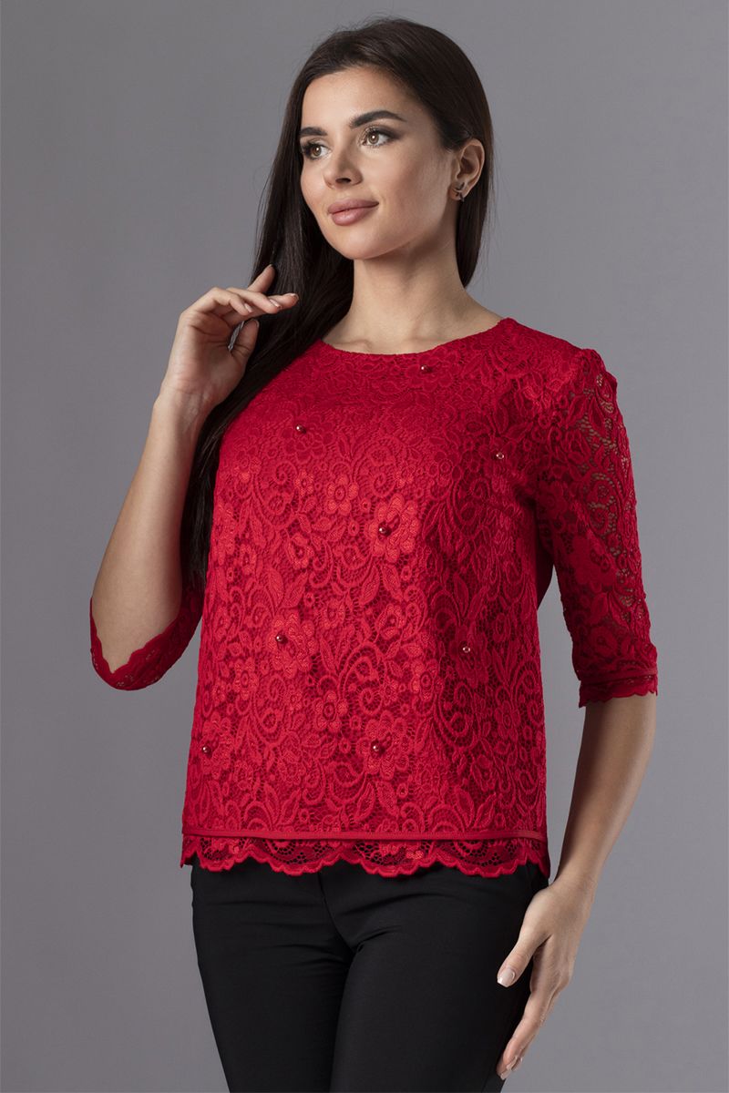 Блузы VIZAVI 584 красный
