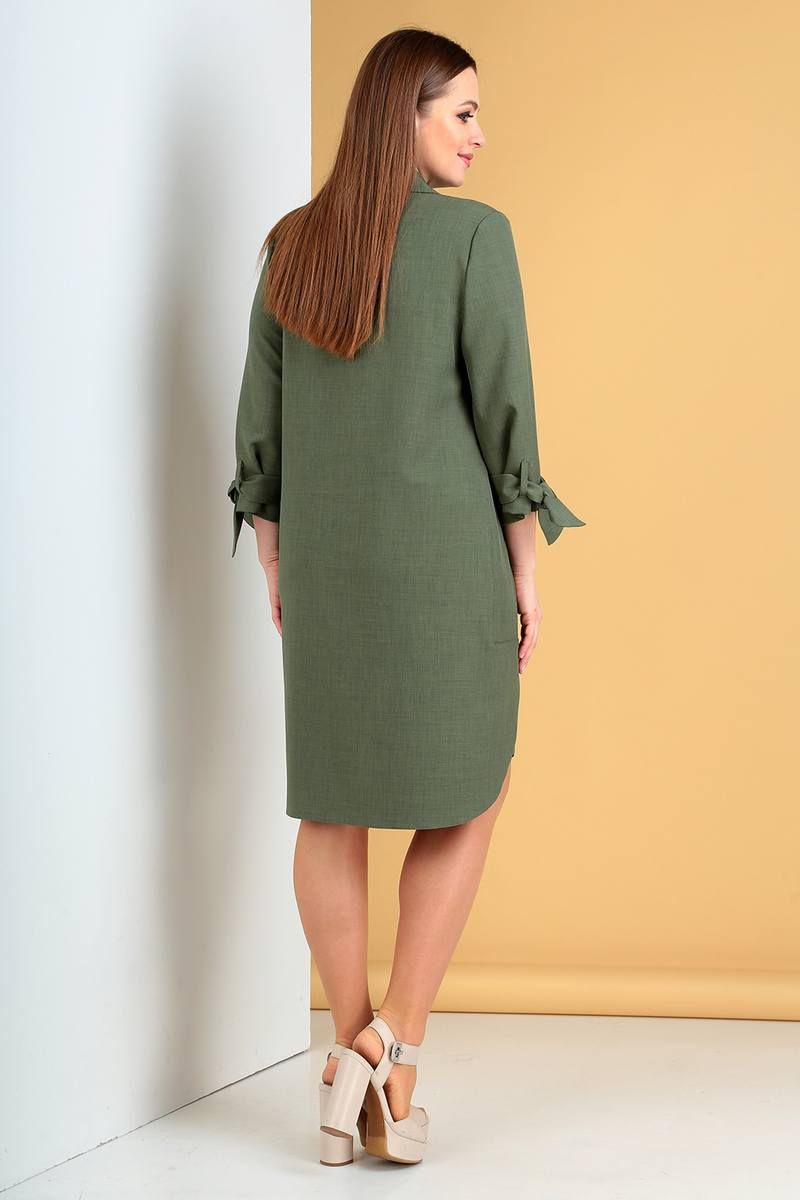 Платья Liona Style 733 хаки