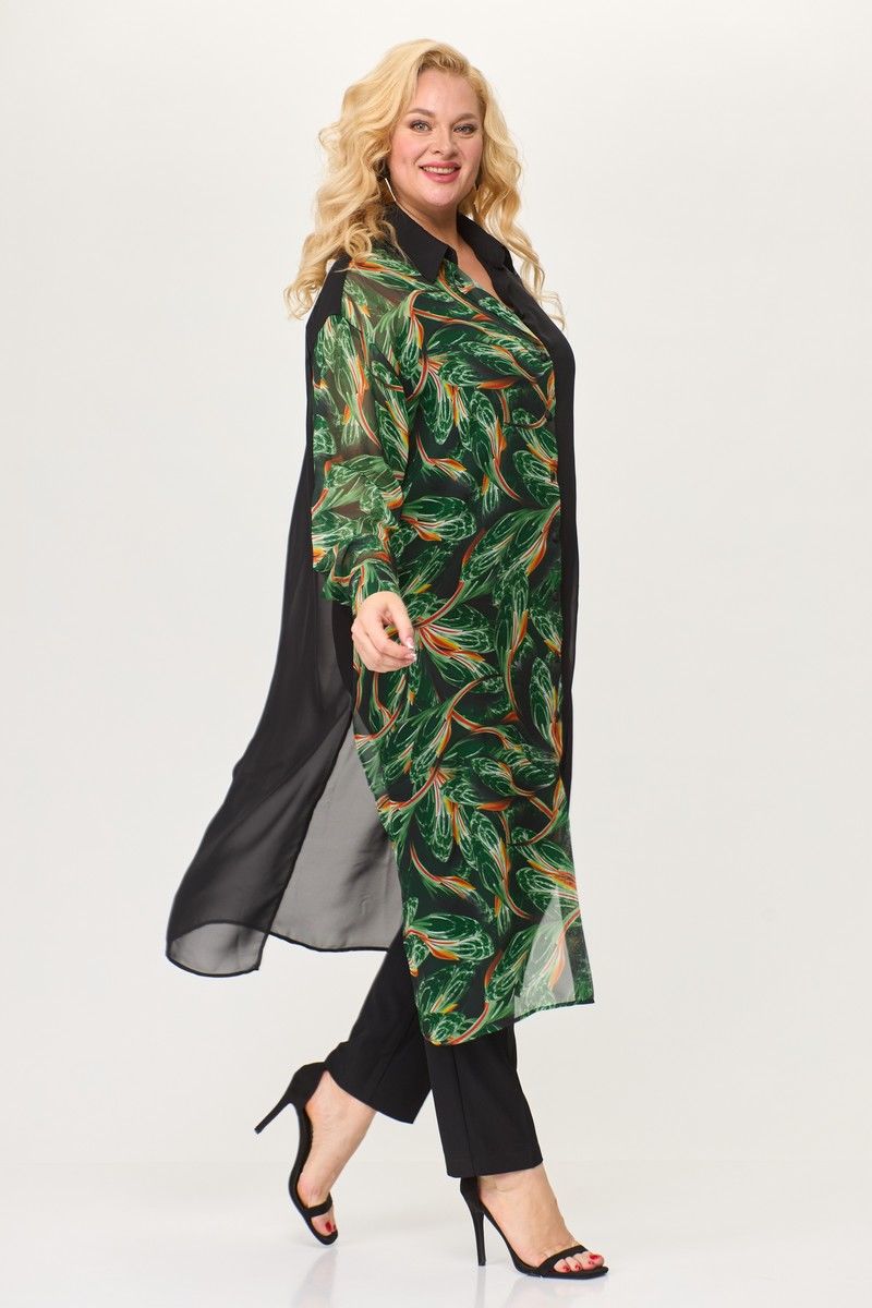 Рубашки Avenue Fashion 0315-1 черный+дизайн