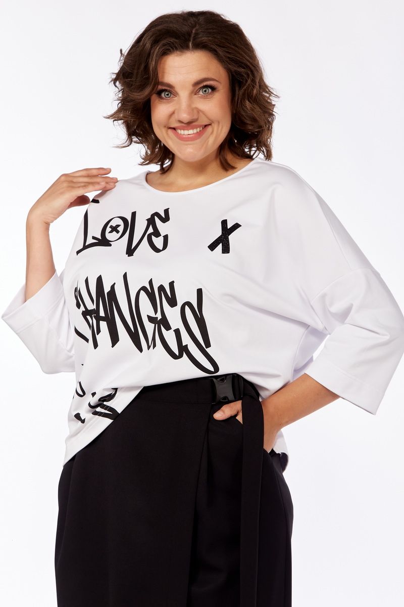 Юбочный комплект Michel chic 1348 белый,черный