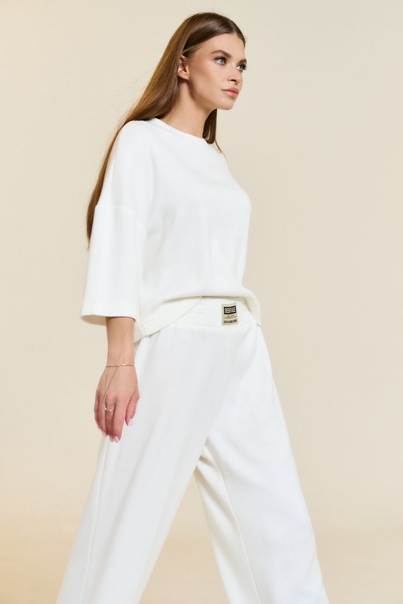 Брючный комплект DiLiaFashion 0769 кремовый