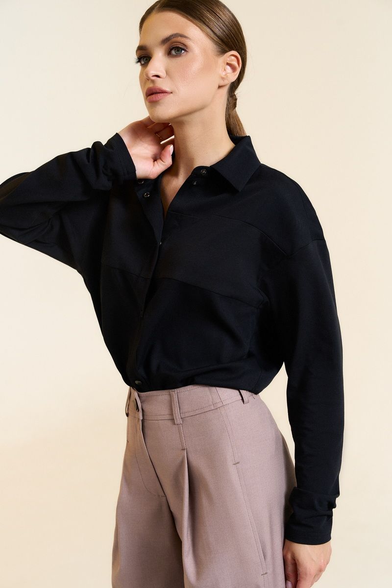 Блузы DiLiaFashion 0773 черный
