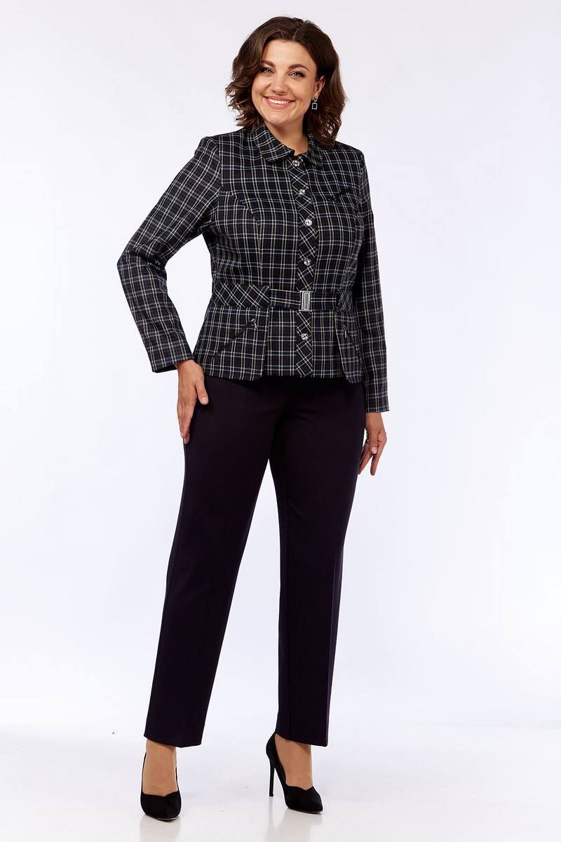 Брючный костюм Lady Style Classic 564 т.синий