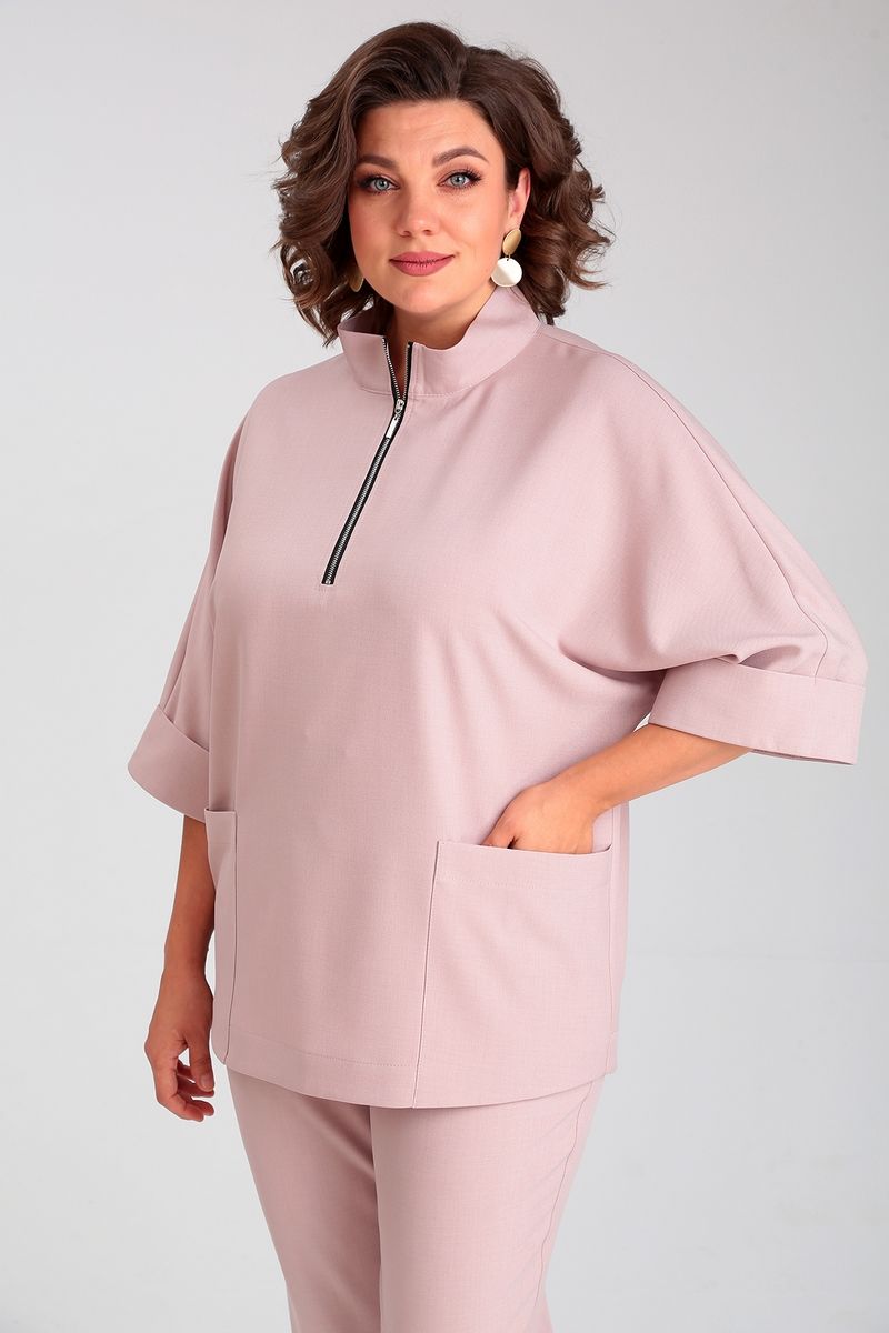 Брючный комплект Liona Style 862 пудра