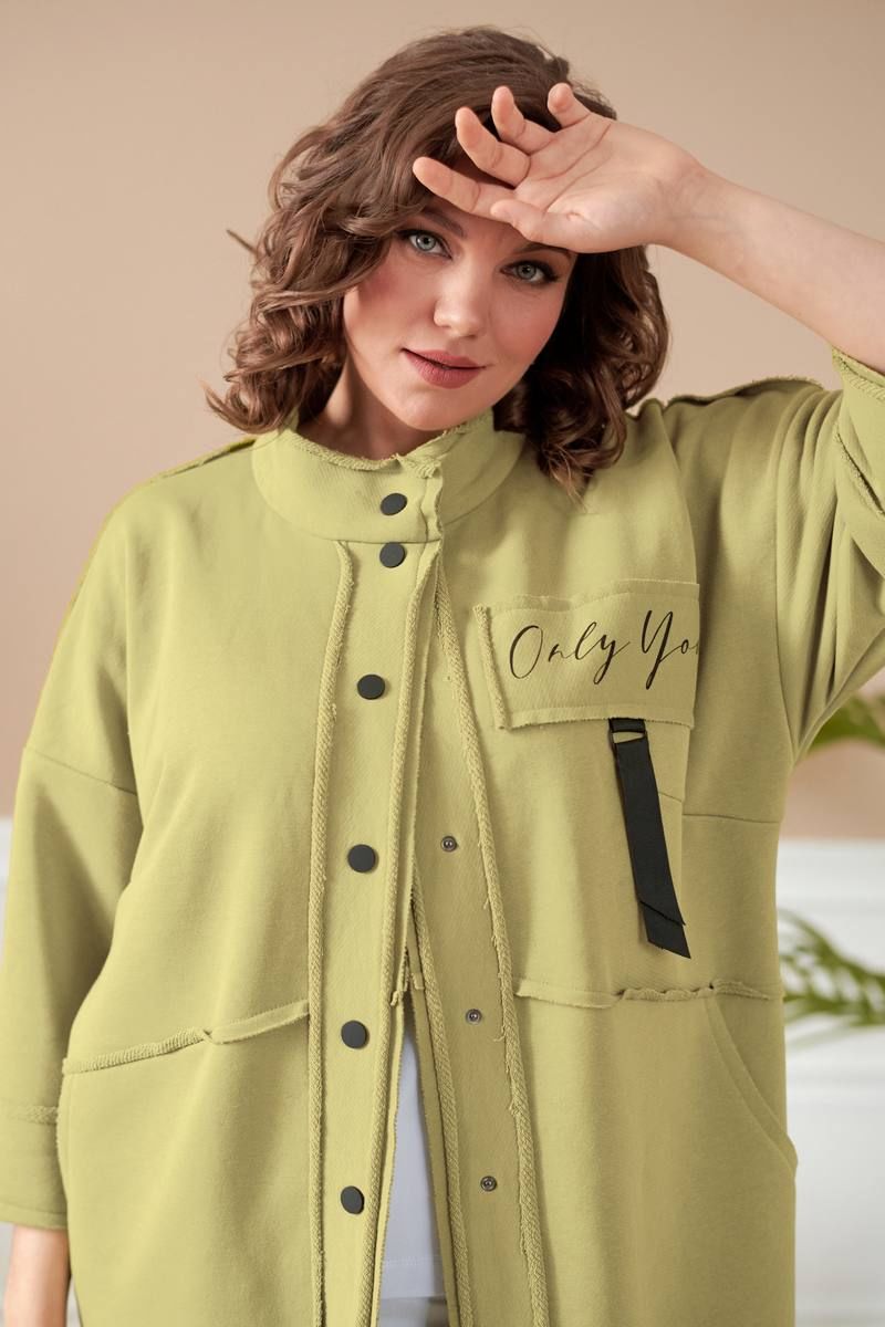 Кардиганы Rumoda 2019/1 оливковый