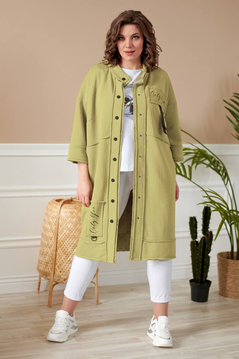Кардиганы Rumoda 2019/1 оливковый