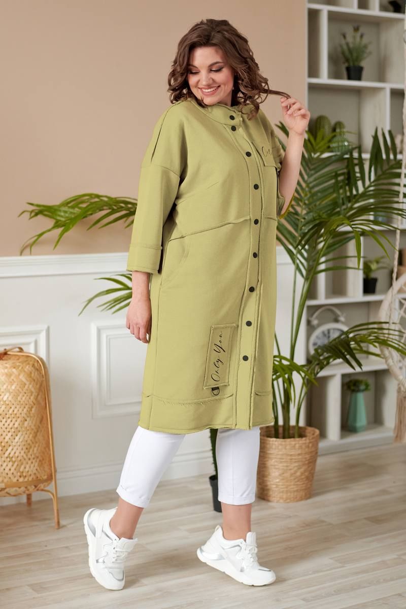 Кардиганы Rumoda 2019/1 оливковый