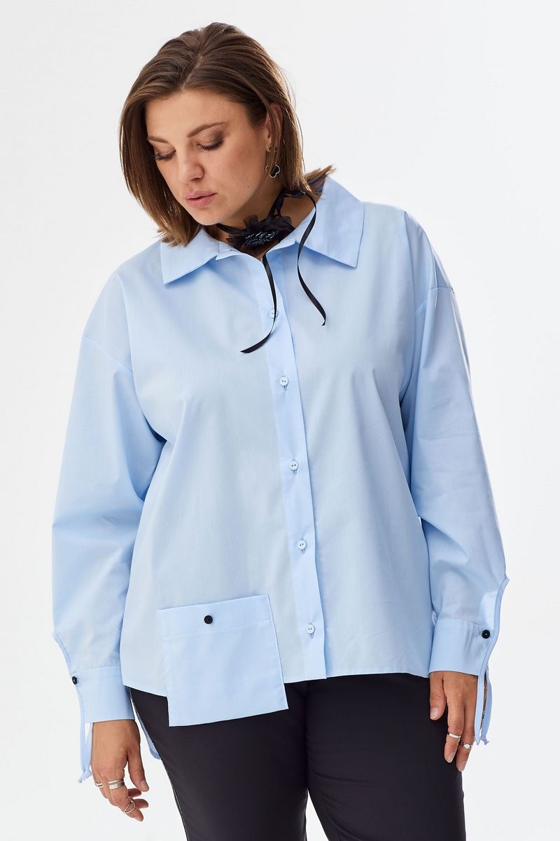 Блузы BegiModa 4066 голубой