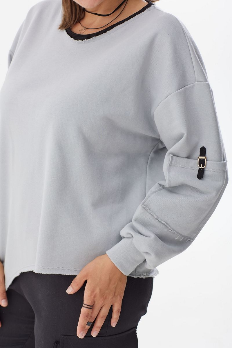 Блузы BegiModa 4065 пепел