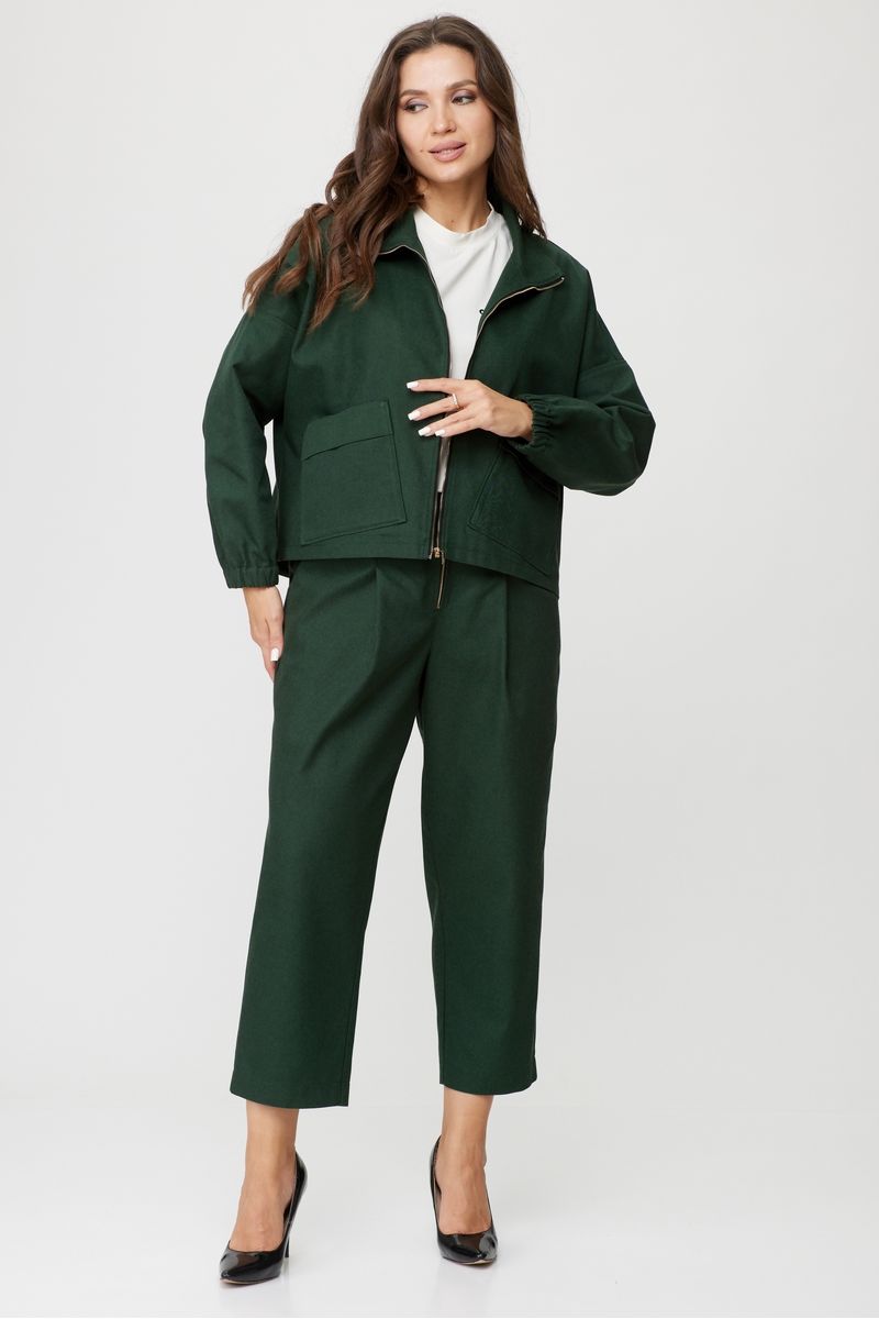 Брючный комплект Michel chic 1351 зеленый