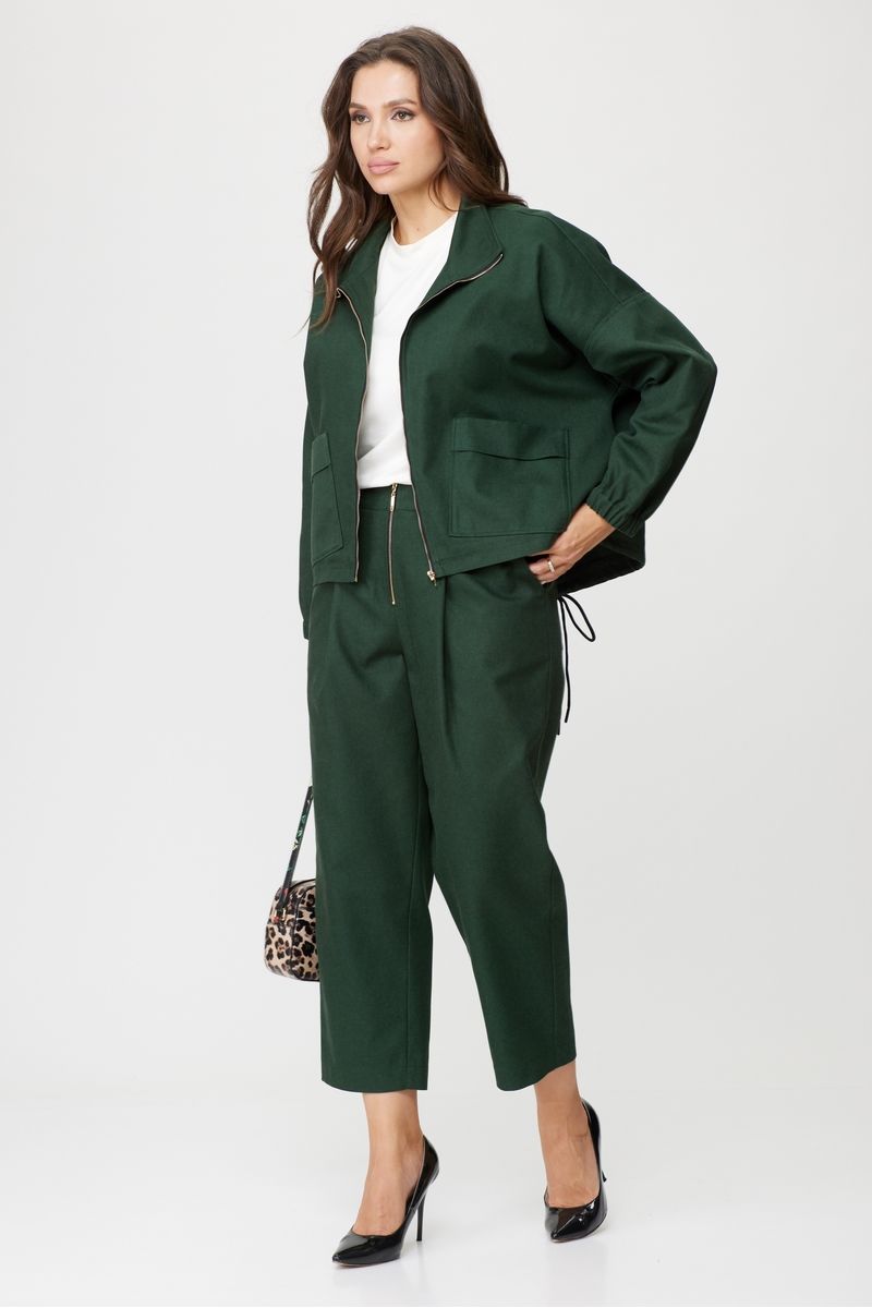 Брючный комплект Michel chic 1351 зеленый