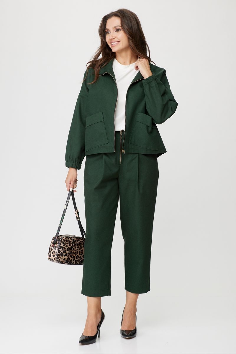 Брючный комплект Michel chic 1351 зеленый