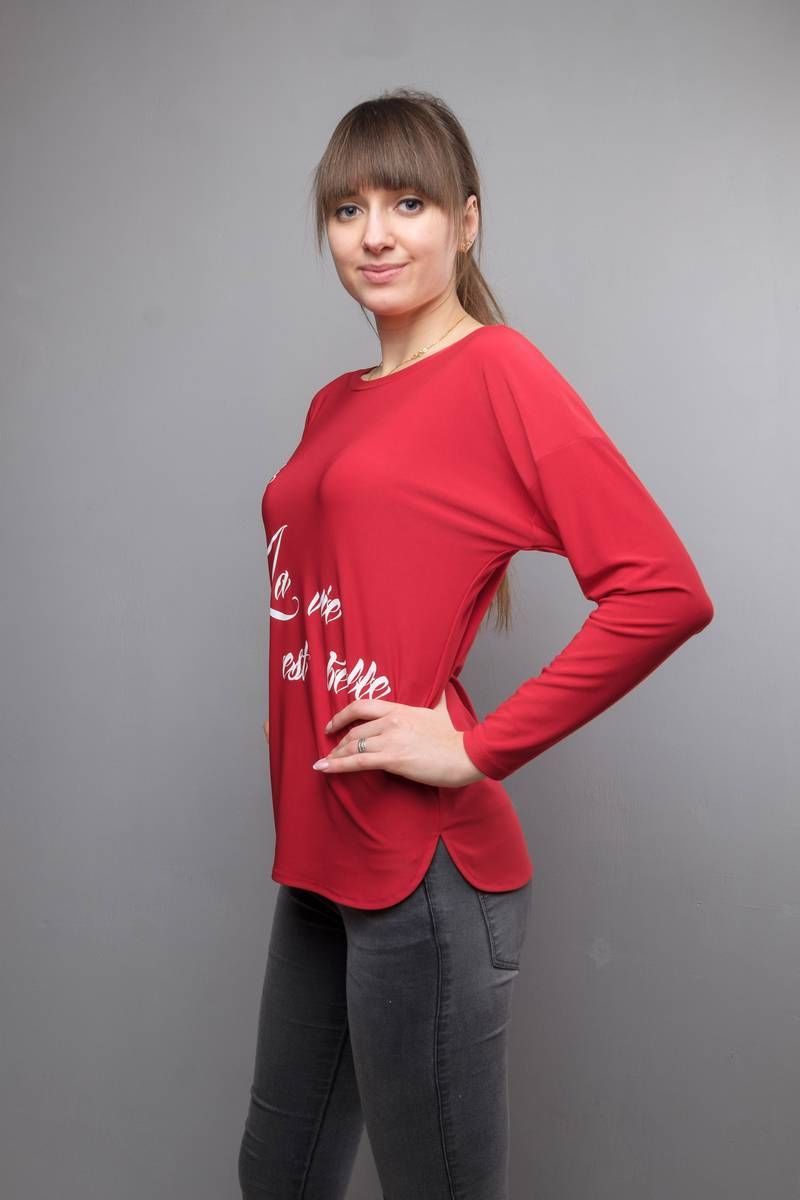 Блузы Mita ЖМ913 красный
