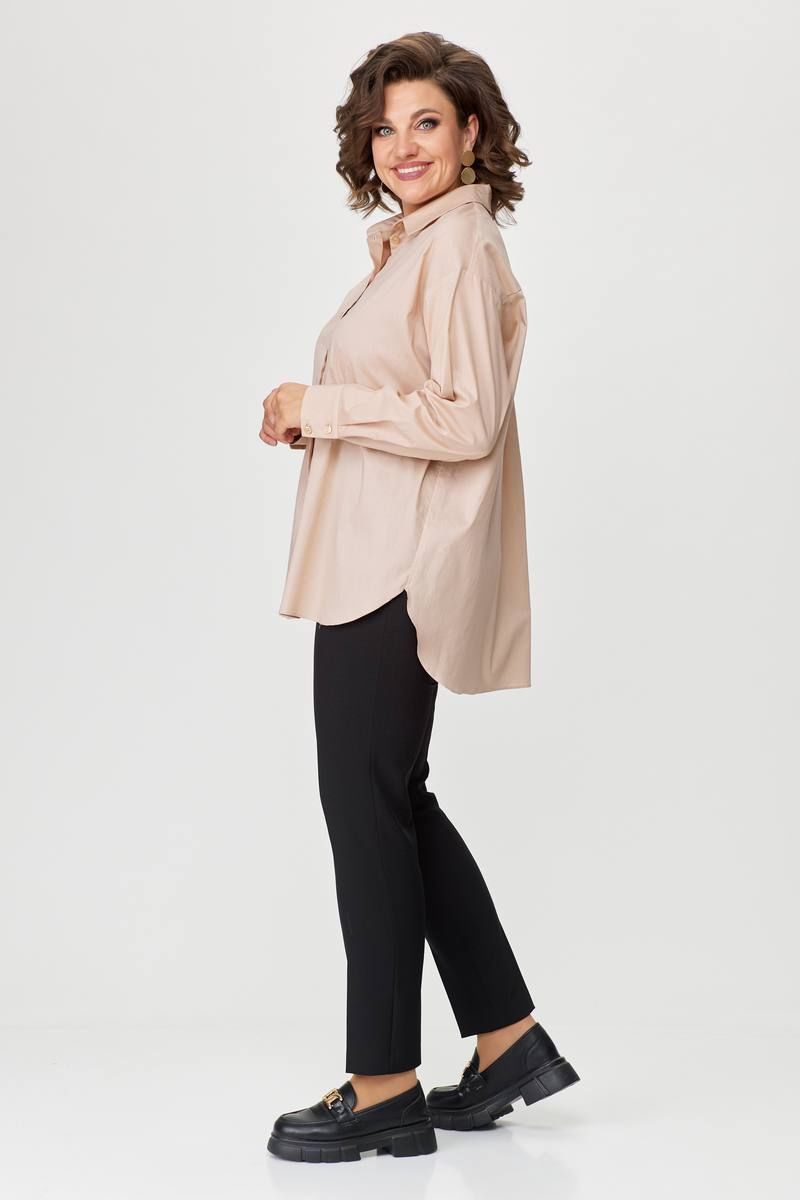 Рубашки Avenue Fashion 0319 бежевый