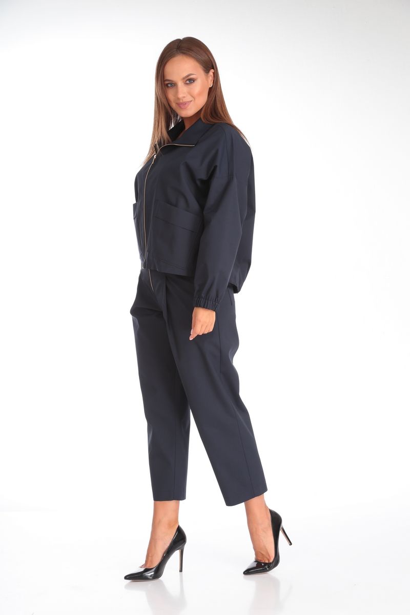 Брючный комплект Michel chic 1351 синий