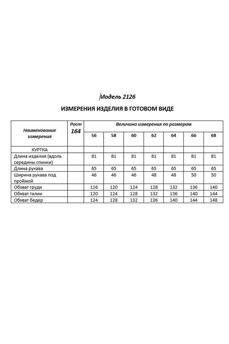 Женская куртка Shetti 2126 молочный