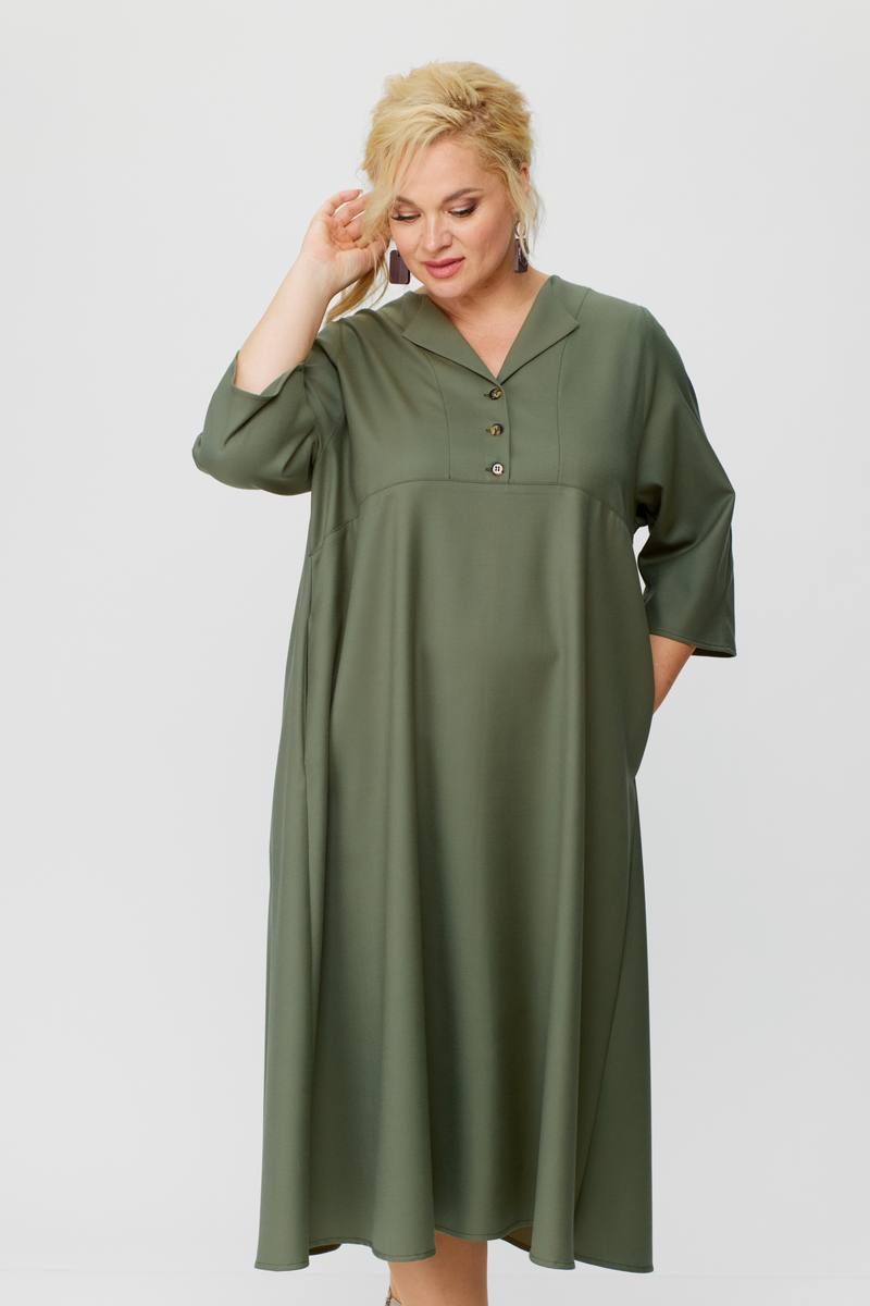 Платья Avenue Fashion 0122 оливка